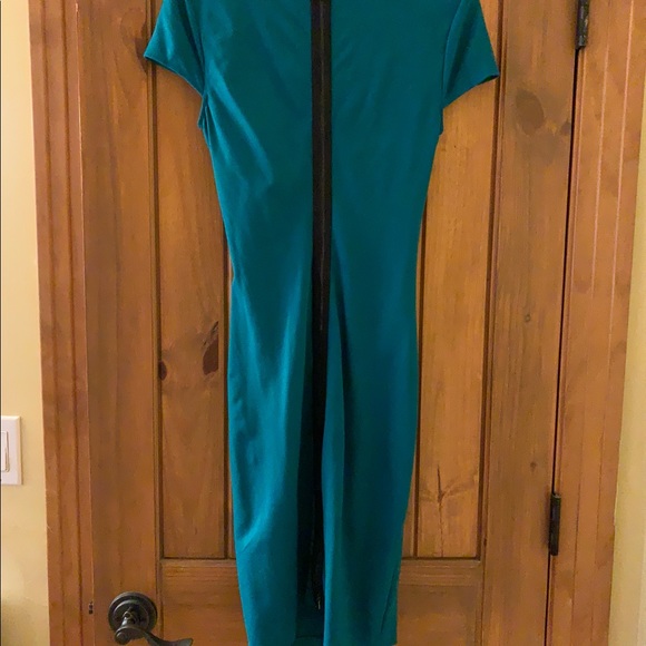 Kenneth Cole turquoise dress, size 8 - Picture 3 of 5
